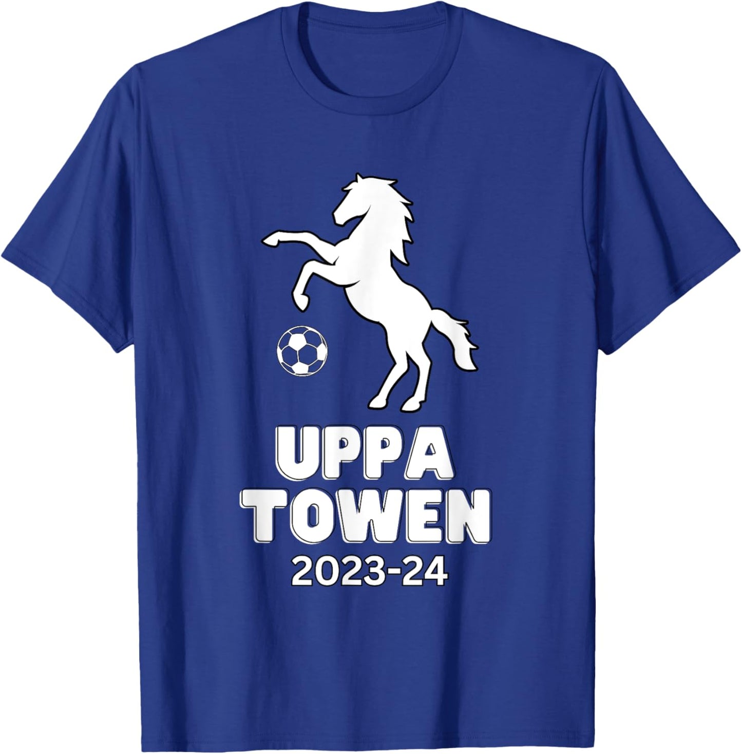 Football Top Uppa Town Tractor Boys 2024 Ipswich Town T-Shirt - T-Shirt | Royal