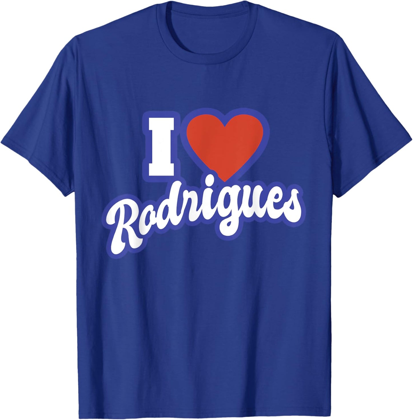 I Love Rodrigues T-Shirt - T-Shirt | Royal