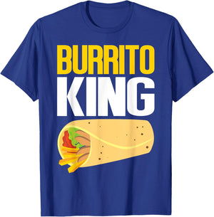 Burrito King Burrito T-Shirt - T-Shirt | Royal