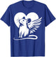 Cute Fancy Rat Angel Valentine's Day Love Pet Rat T-Shirt - T-Shirt | Royal