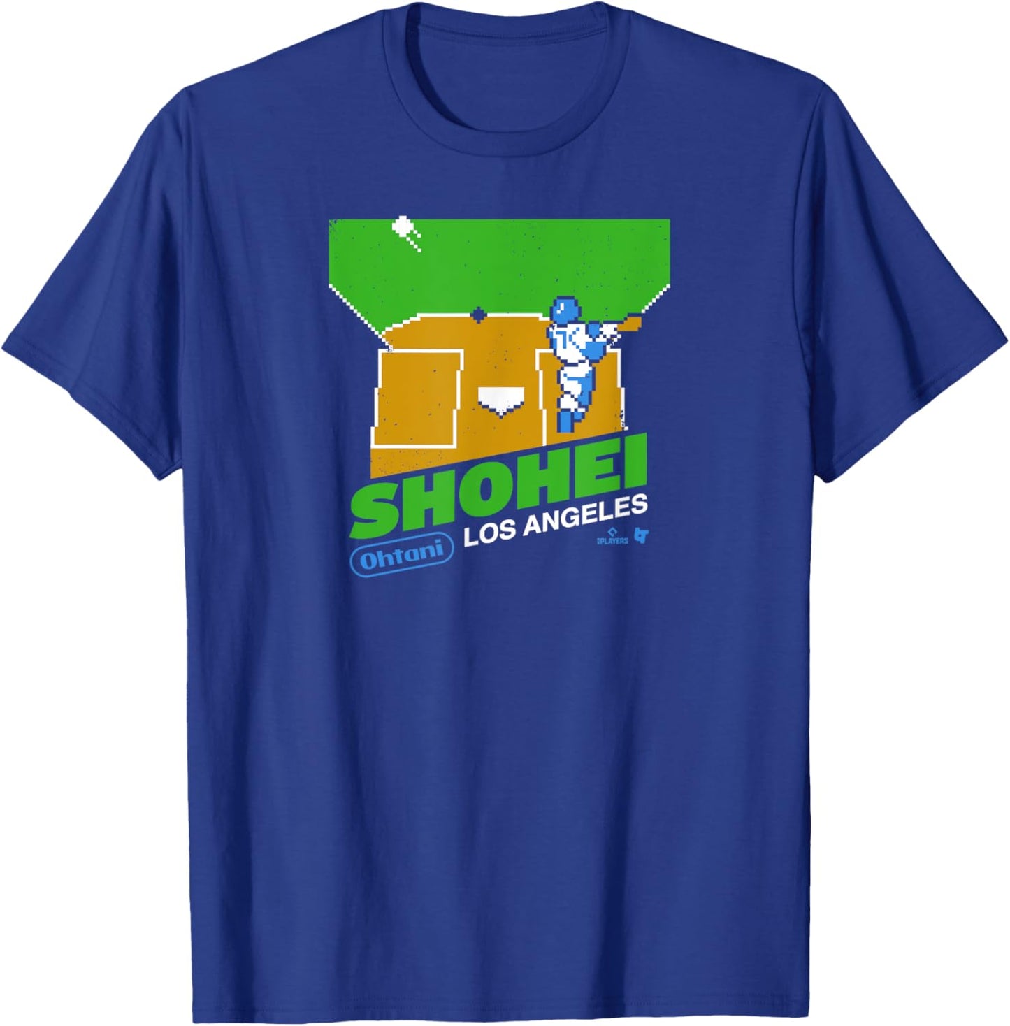 Shohei Ohtani: Retro Game - Los Angeles Baseball T-Shirt - T-Shirt | Royal