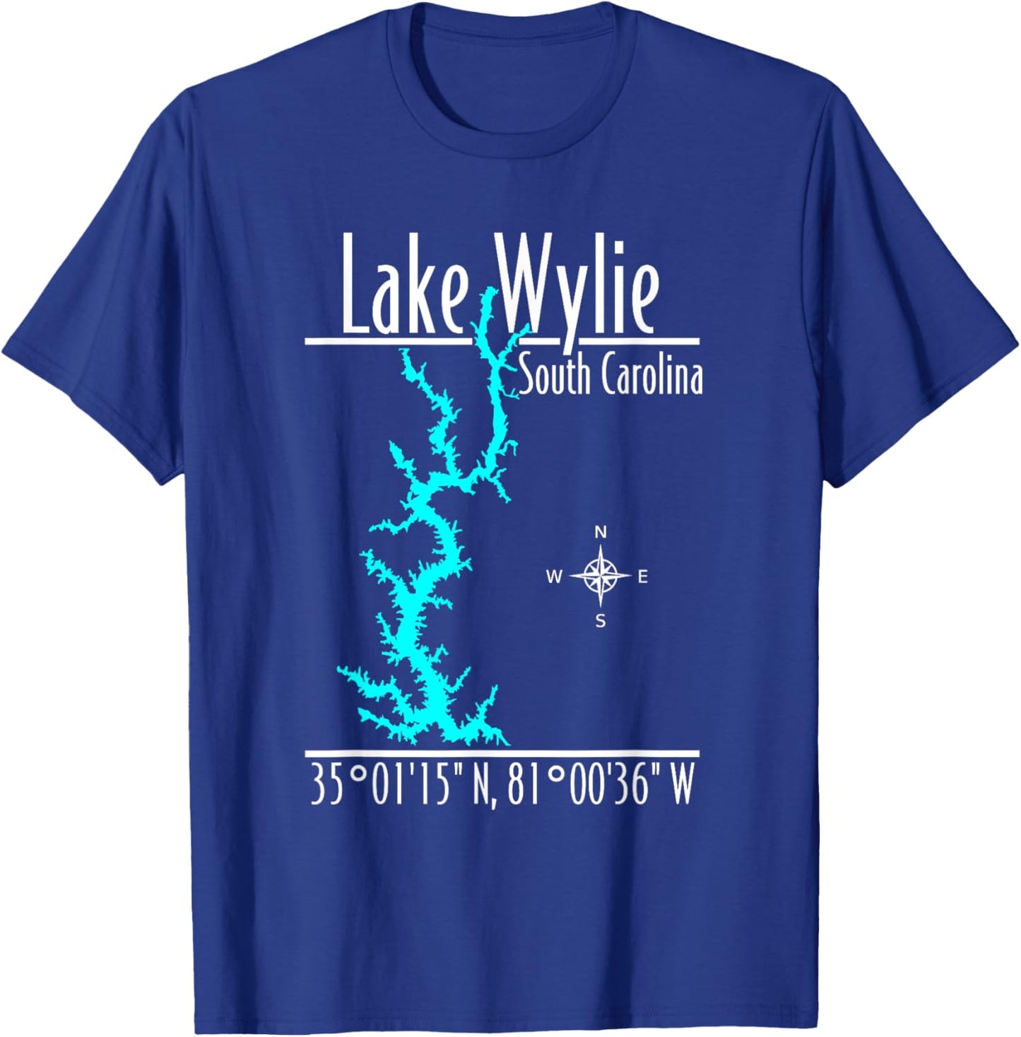 Lake Wylie - South Carolina T-Shirt - T-Shirt | Royal