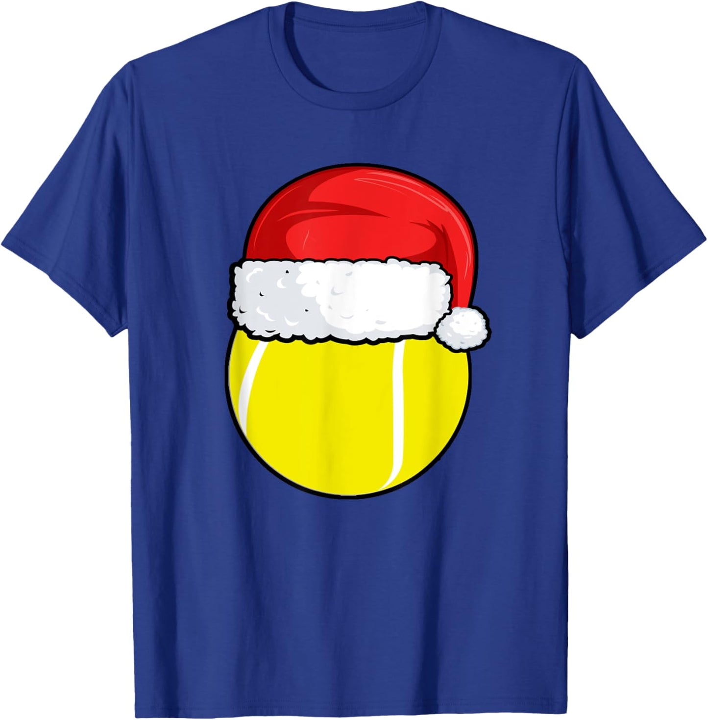 Christmas Tennis Pajama, Tennis Ball Sweater Boys Girls T-Shirt - T-Shirt | Royal