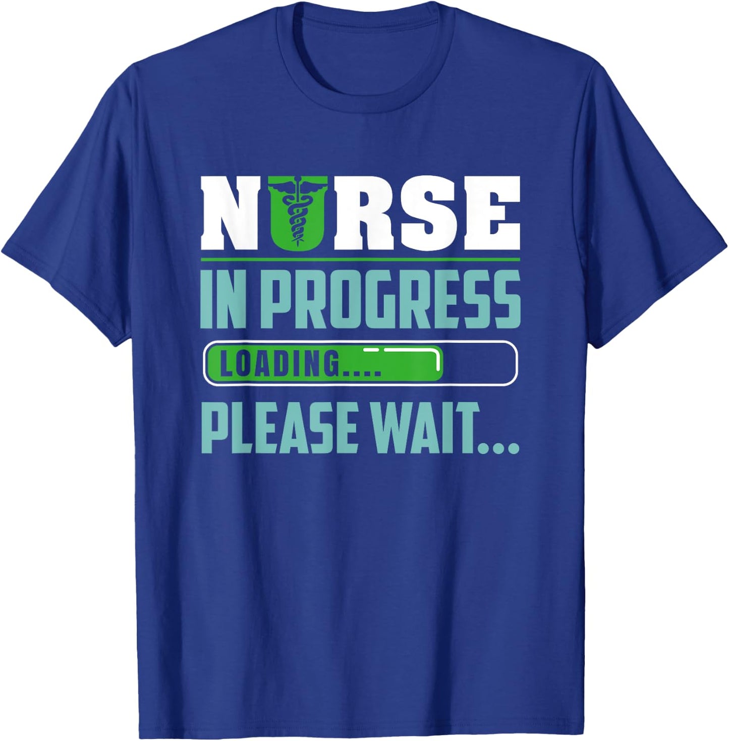 Cute Nursing Student Humor | Funny Future Nurse Saying T-Shirt - T-Shirt | Royal