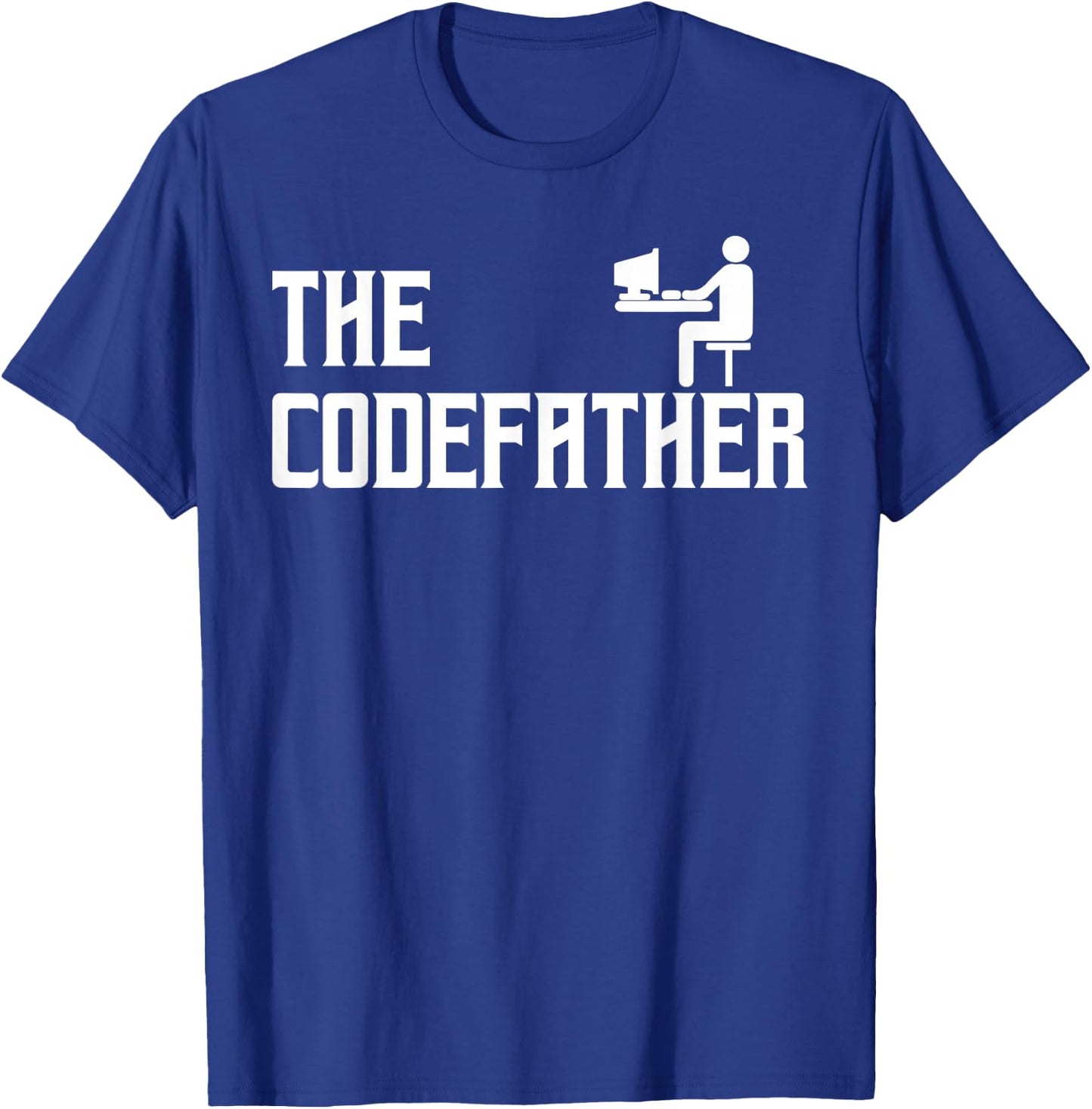The Codefather Coding Coder Developer Computer Freak Gift T-Shirt - T-Shirt | Royal