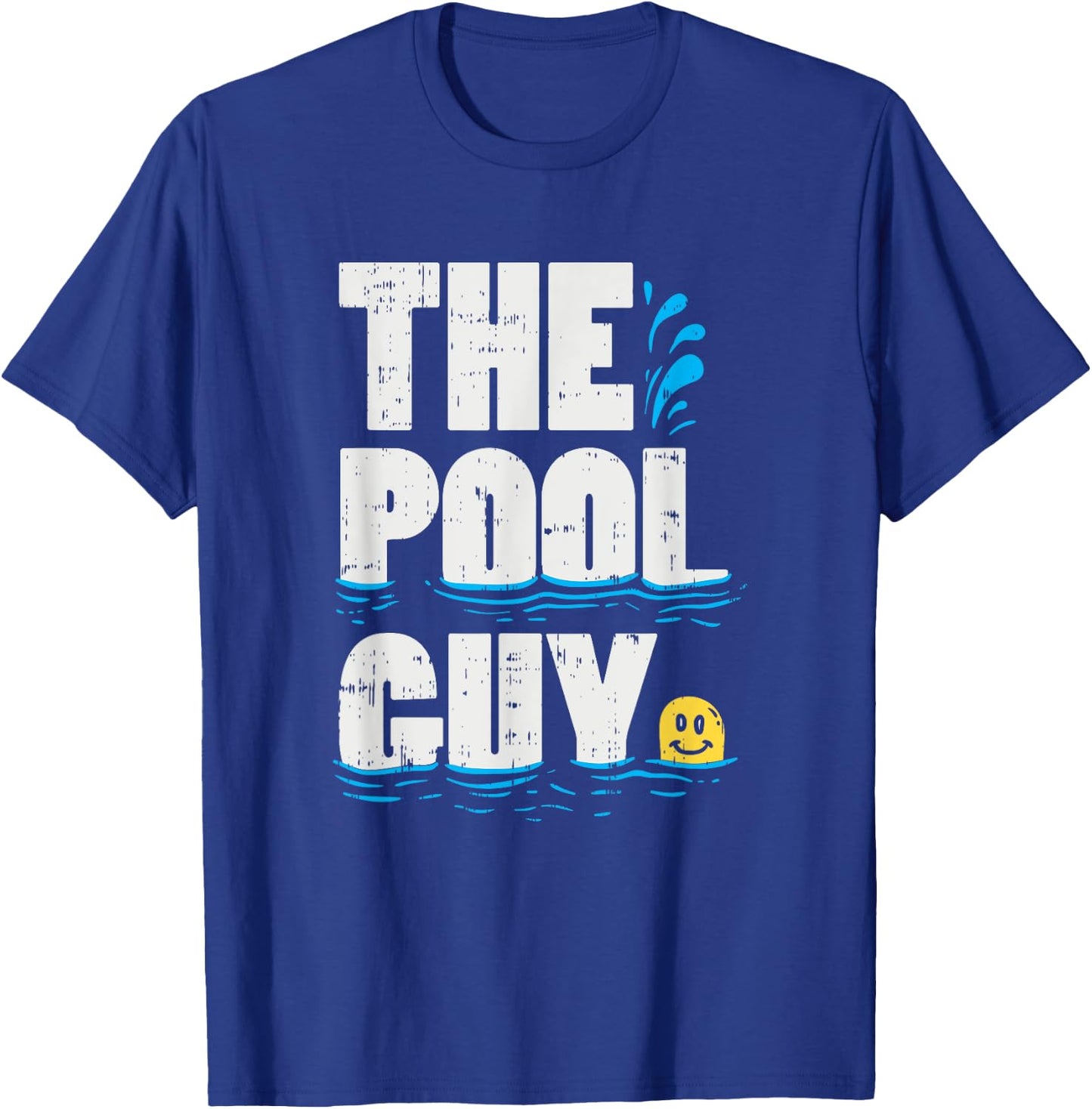 Summer Pool Guy Gifts, Funny Swimming Pool Boy T-Shirt - T-Shirt | Royal