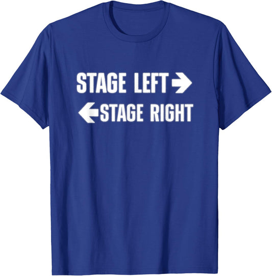 Cool Theater Women Stage Theatre Broadway Thespian T-Shirt - T-Shirt | Royal