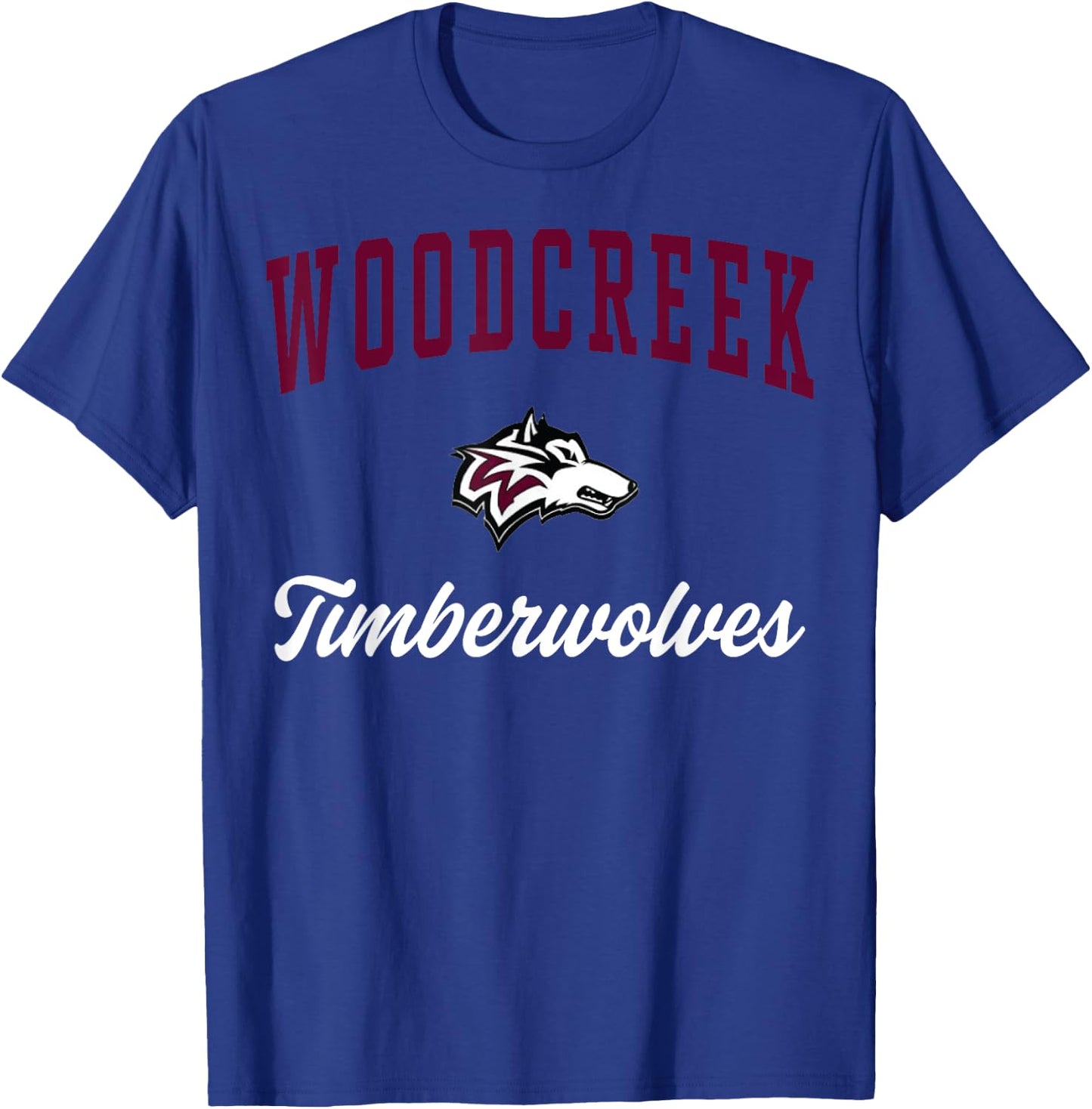 Woodcreek High School Timberwolves C3 T-Shirt - T-Shirt | Royal
