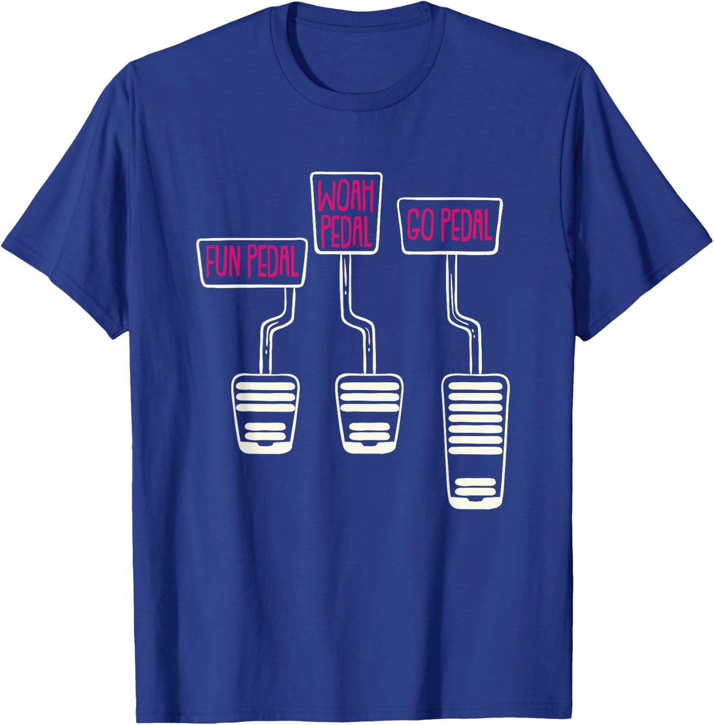 Manual Transmission Fun Pedal Shift Clutch Engine JDM Tuning T-Shirt - T-Shirt | Royal