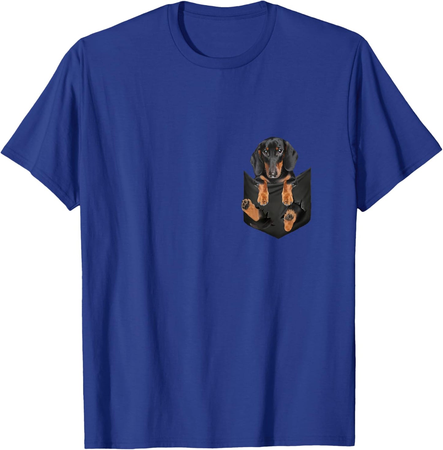 Dog Lovers Gifts Dachshund in a Bag Men Women Girls Kids T-Shirt - T-Shirt | Royal