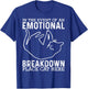 In The Event Of An Emotional Breakdown Place Cat Here Joke Women T-Shirt - T-Shirt | Royal