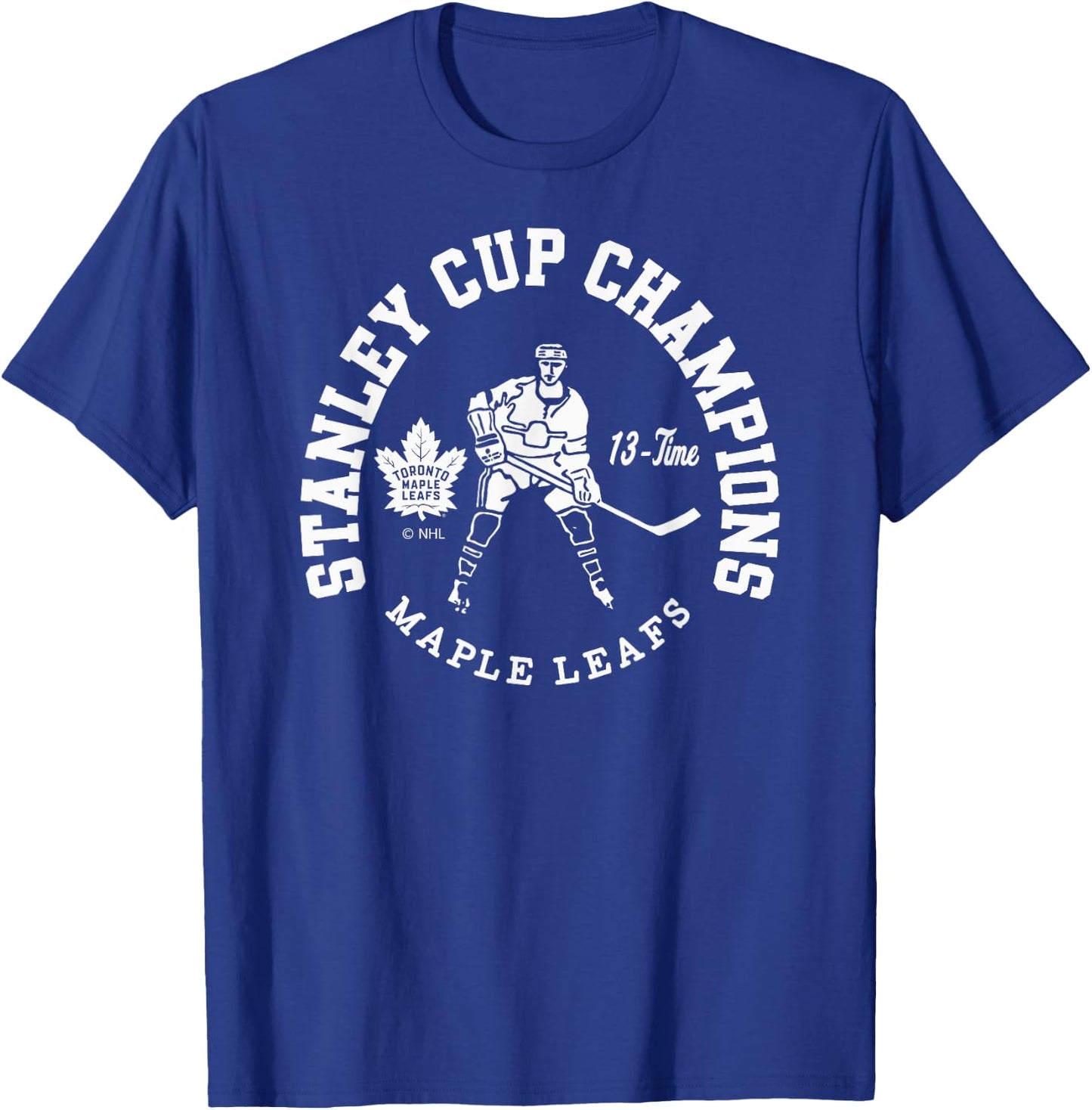Toronto Maple Leafs Stanley Cup Champions 13-Time Blue T-Shirt - T-Shirt | Royal