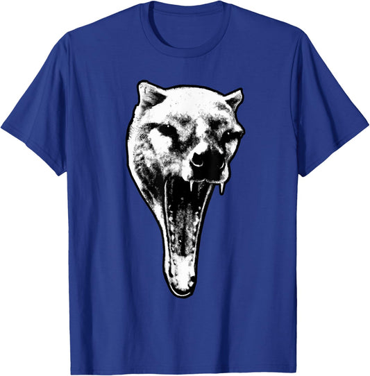 The Thylacine Vintage Marsupial Extinct Animal T-Shirt - T-Shirt | Royal