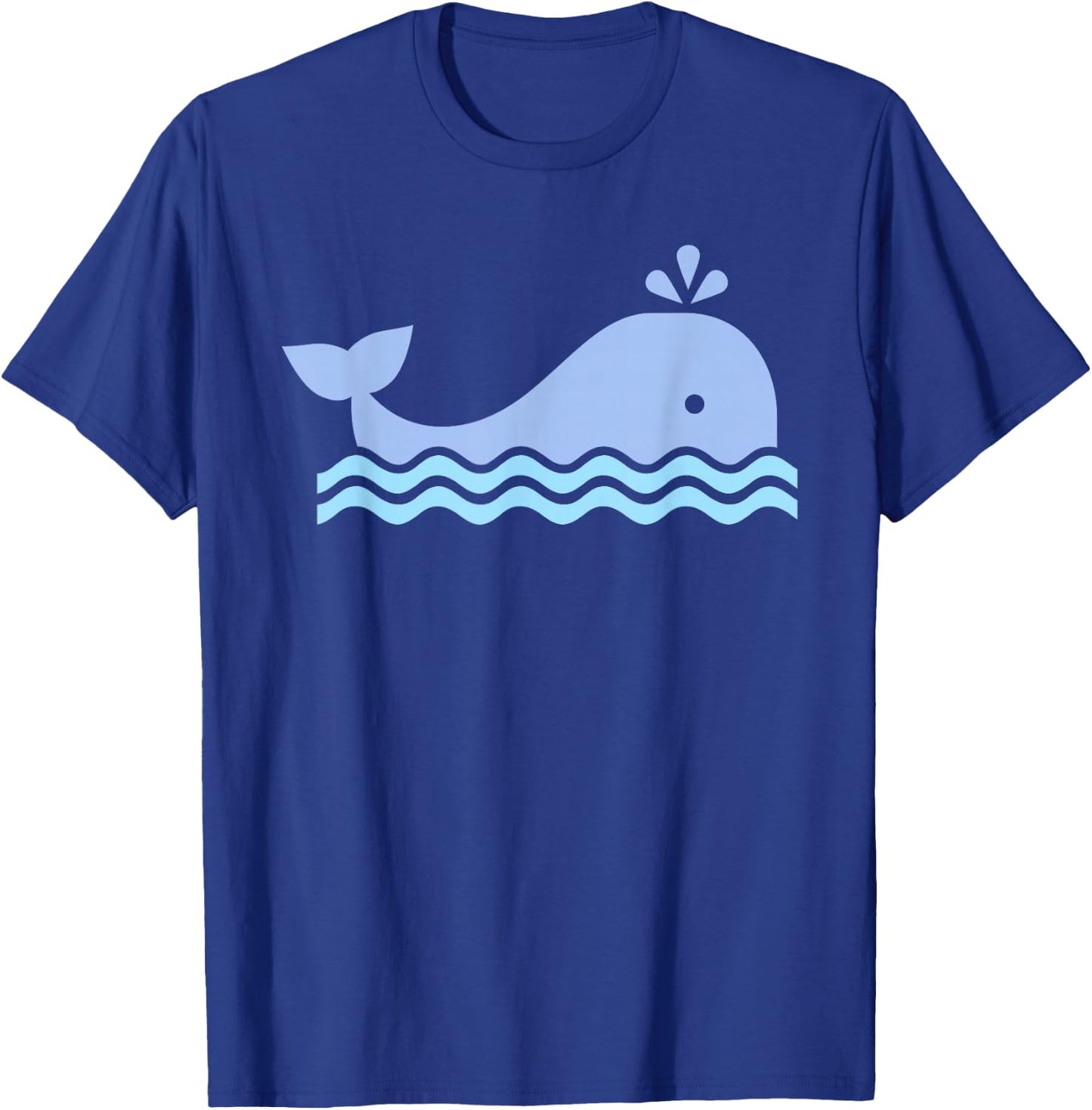 Cute Blue Whale T-Shirt - T-Shirt | Royal