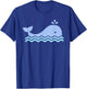 Cute Blue Whale T-Shirt - T-Shirt | Royal