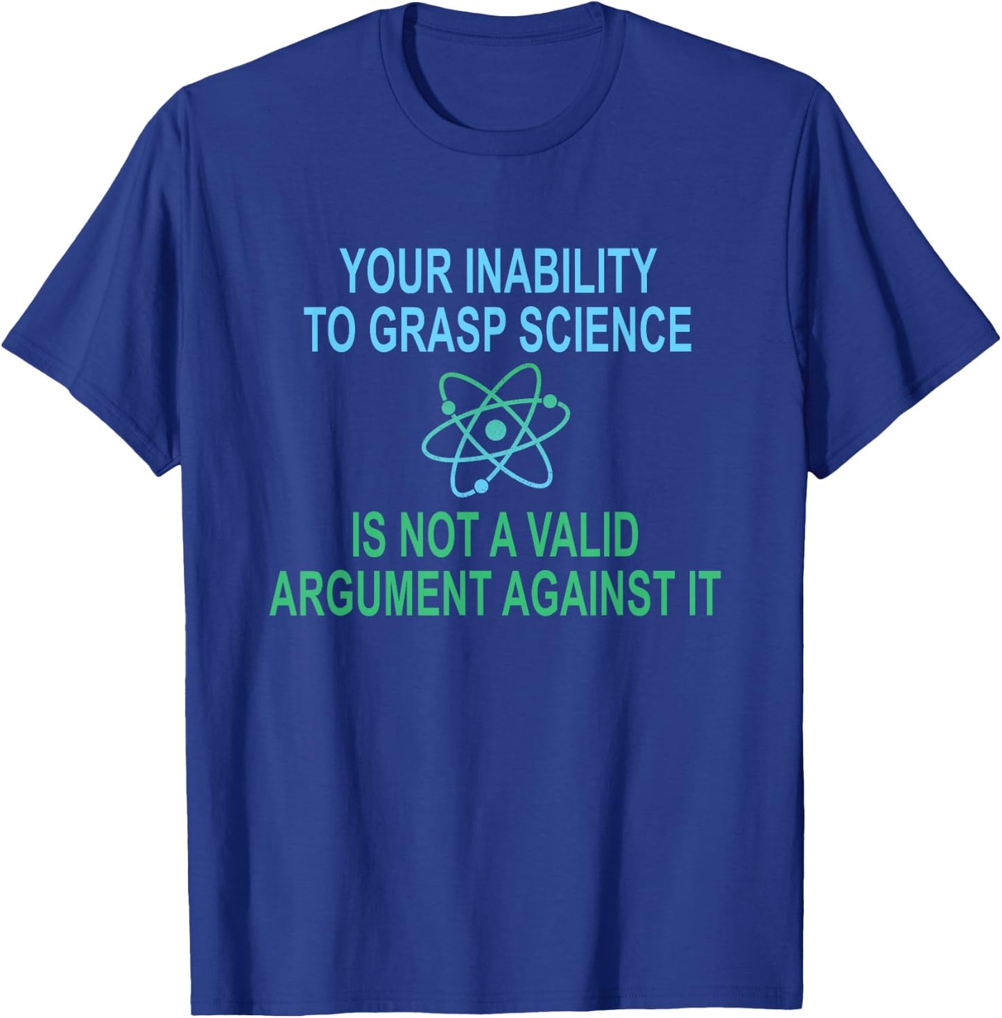 Flashcat Science Lover Political Activist Gifts Funny Pro Science Advocate Scientific Political Protest T-Shirt - T-Shirt | Royal