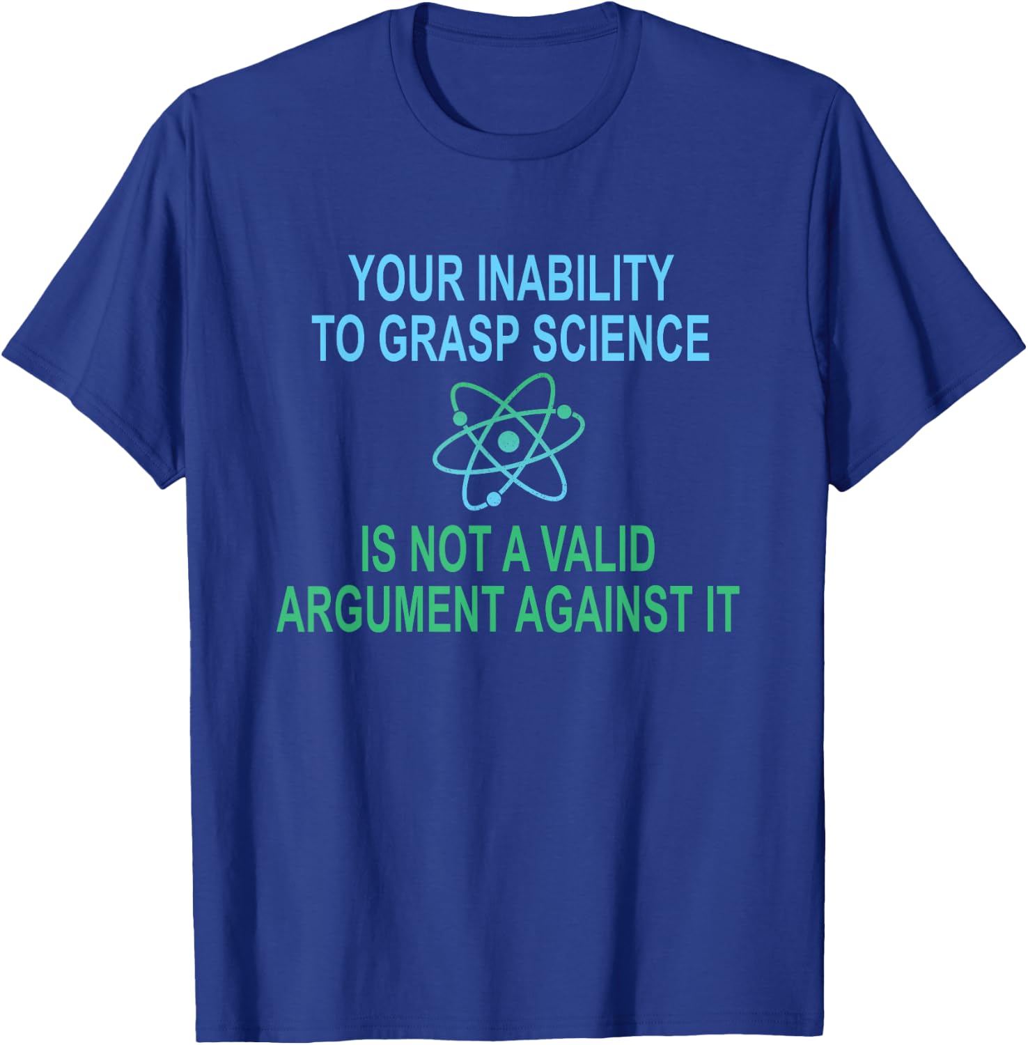 Flashcat Science Lover Political Activist Gifts Funny Pro Science Advocate Scientific Political Protest T-Shirt - T-Shirt | Royal