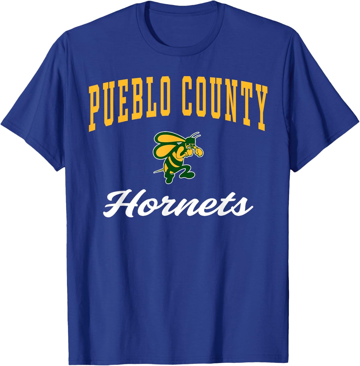 Pueblo County High School Hornets C3 T-Shirt - T-Shirt | Royal