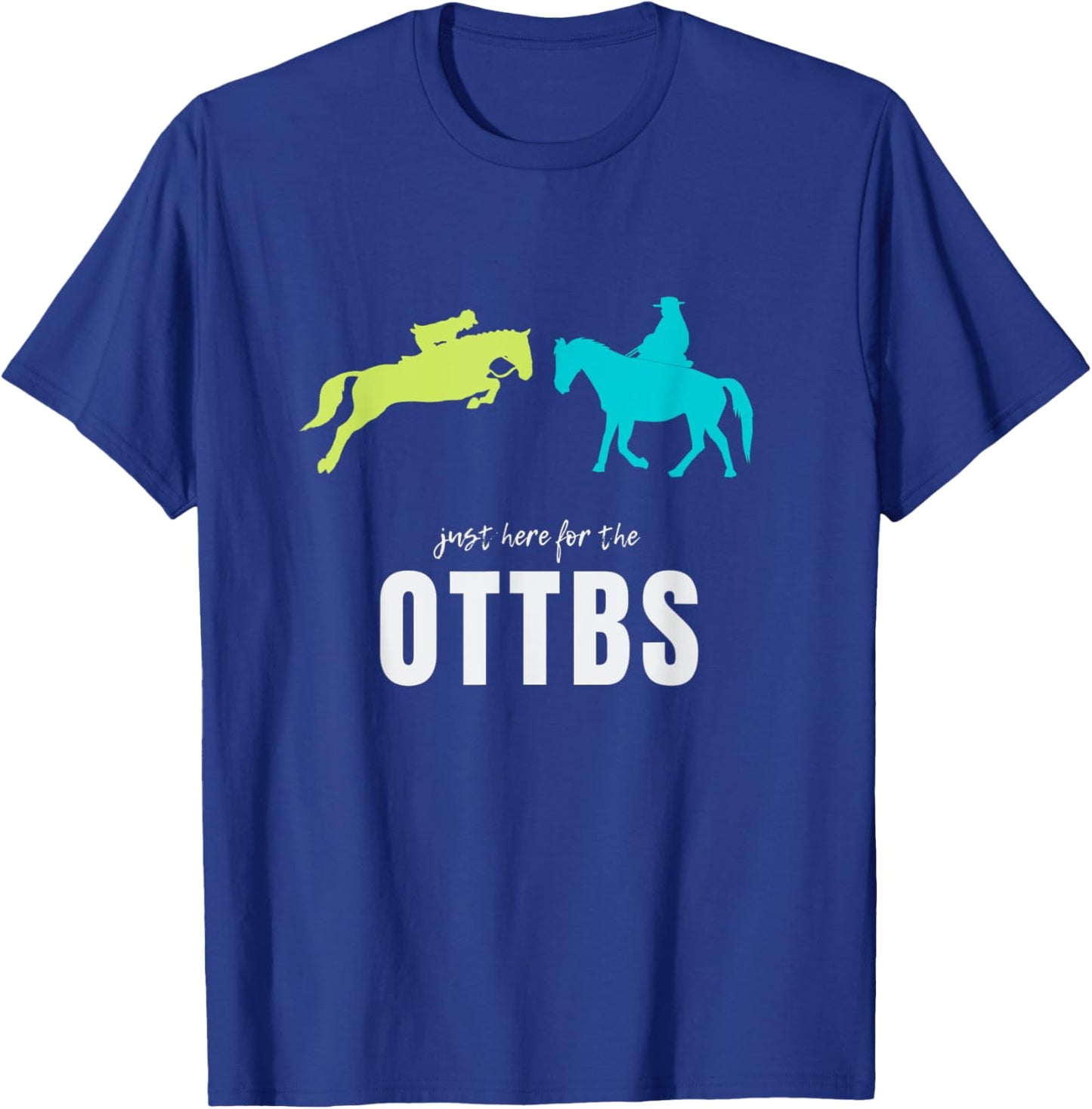Off Track Thoroughbred, OTTB T-Shirt - T-Shirt | Royal