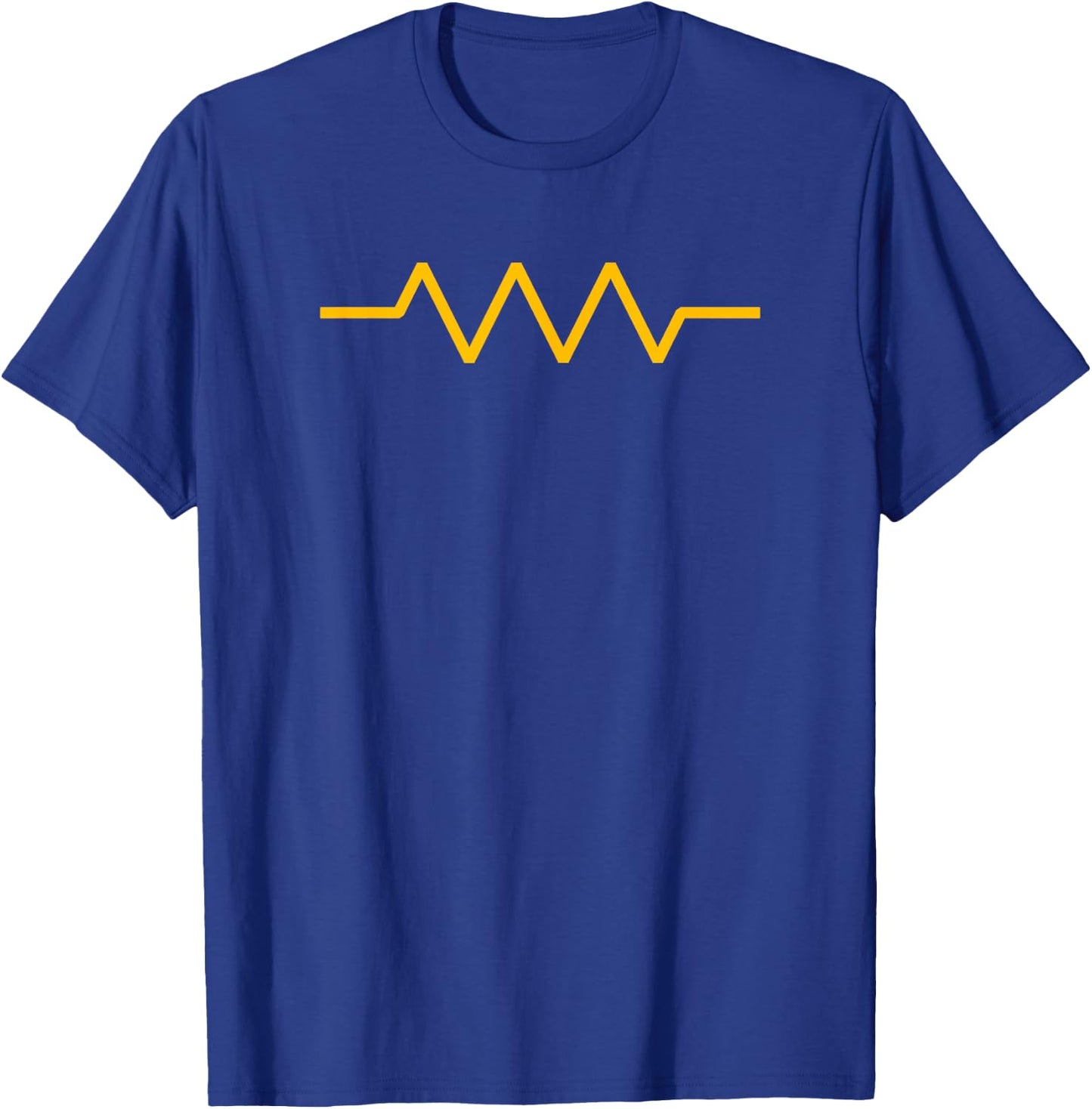 Resistor Symbol Resist Funny Electrical Engineering T-Shirt - T-Shirt | Royal