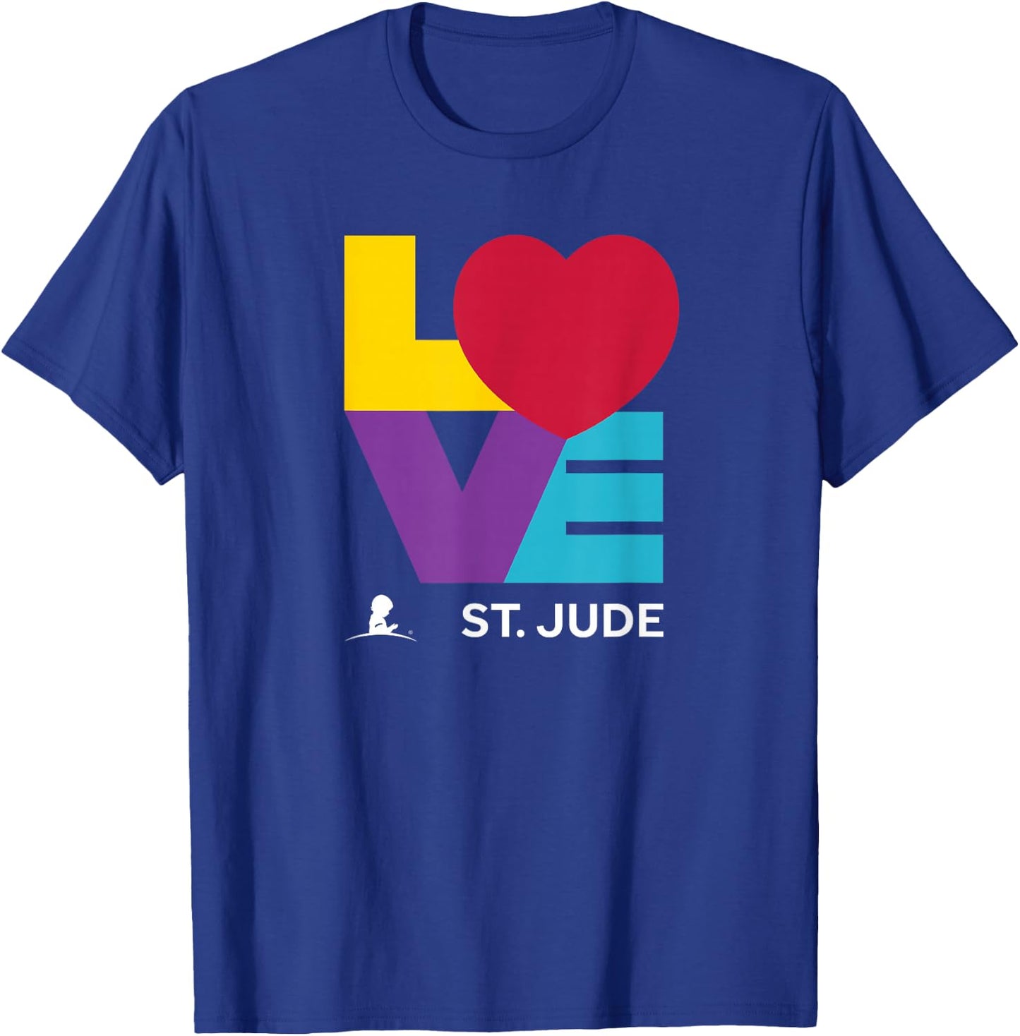 St. Jude Children's Research Hospital LOVE T-Shirt - T-Shirt | Royal