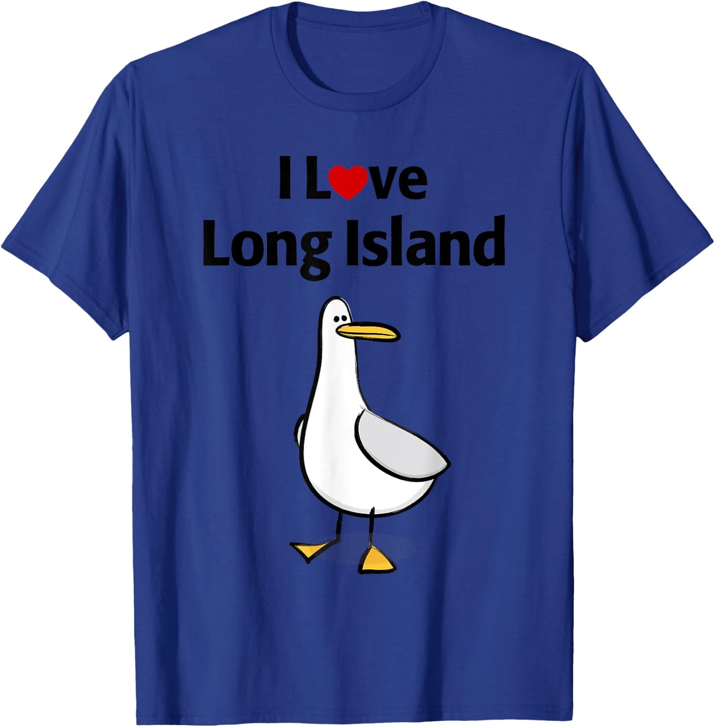I Love Long Island T-Shirt - T-Shirt | Royal