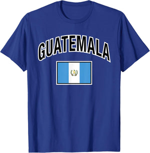 Guatemala Flag Proud Guatemalan T-Shirt - T-Shirt | Royal