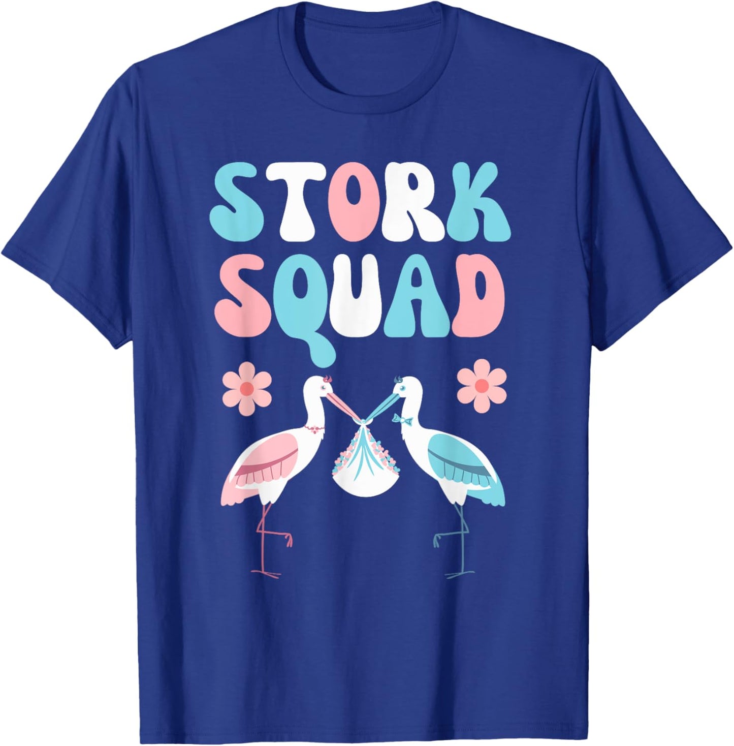 Stork Squad Matching Labor and Delivery Nurse Team T-Shirt - T-Shirt | Royal