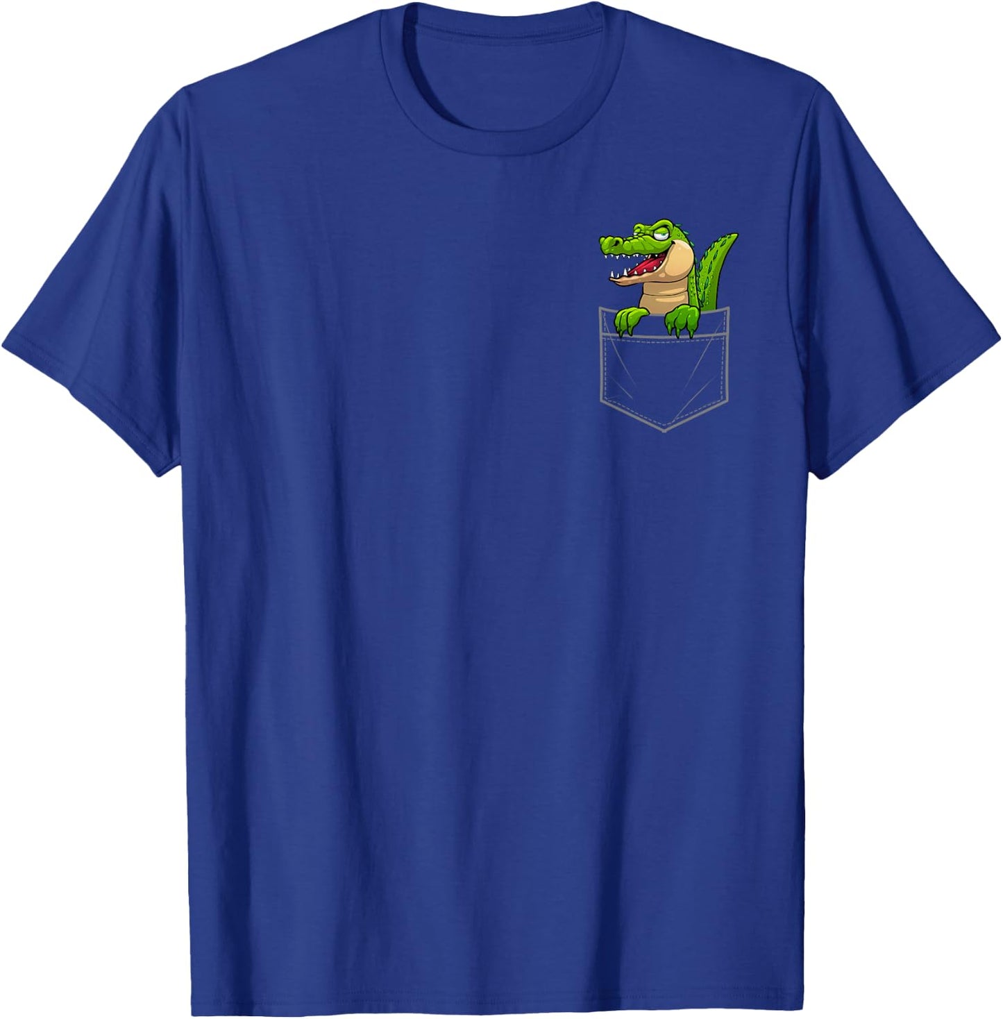 Funny Crocodile Art Women Kids Gator Lover Crocodile T-Shirt - T-Shirt | Royal