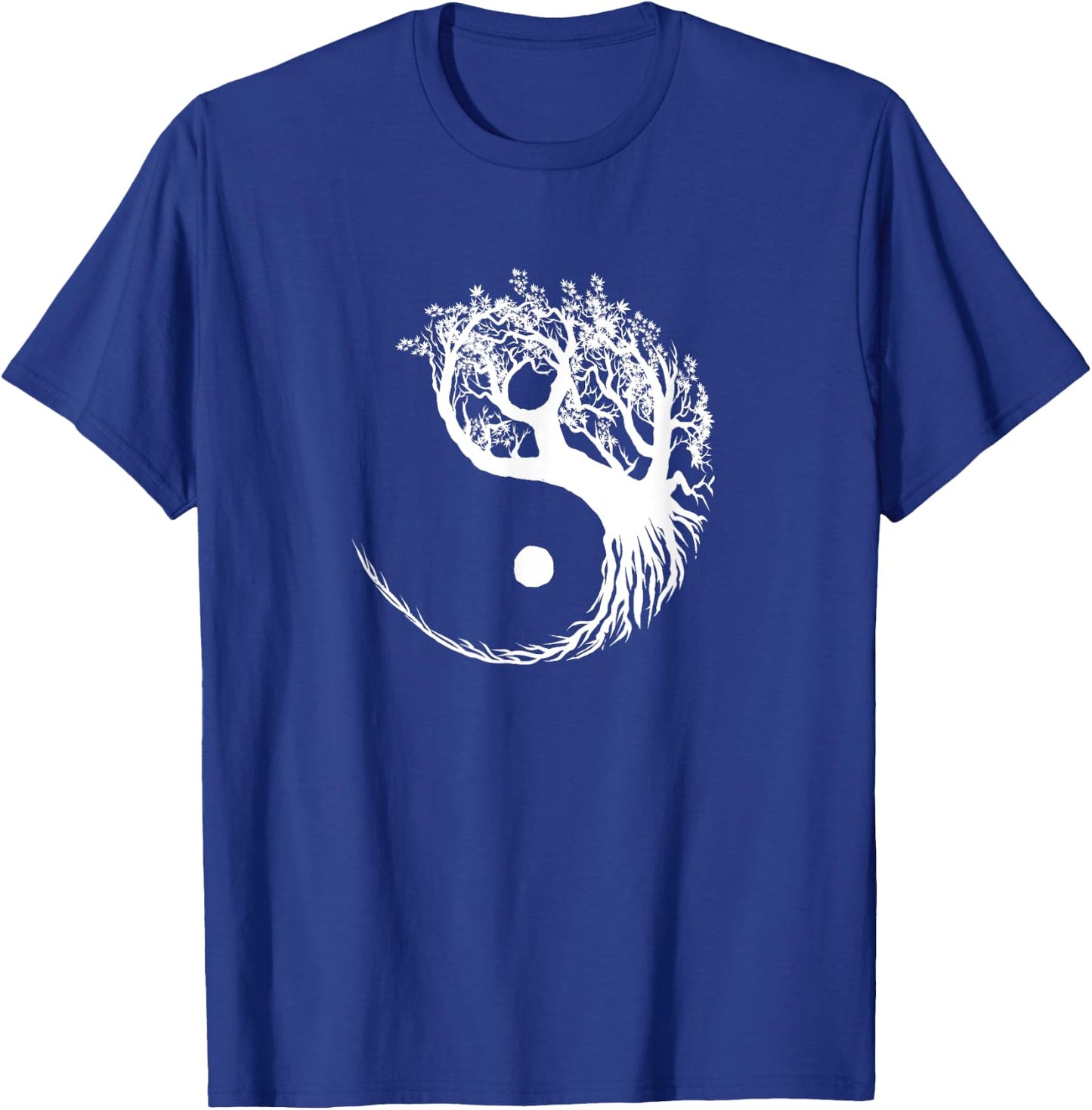 Mandala Yin Yang Bonsai Tree Funny Hippie Gift Women T-Shirt - T-Shirt | Royal