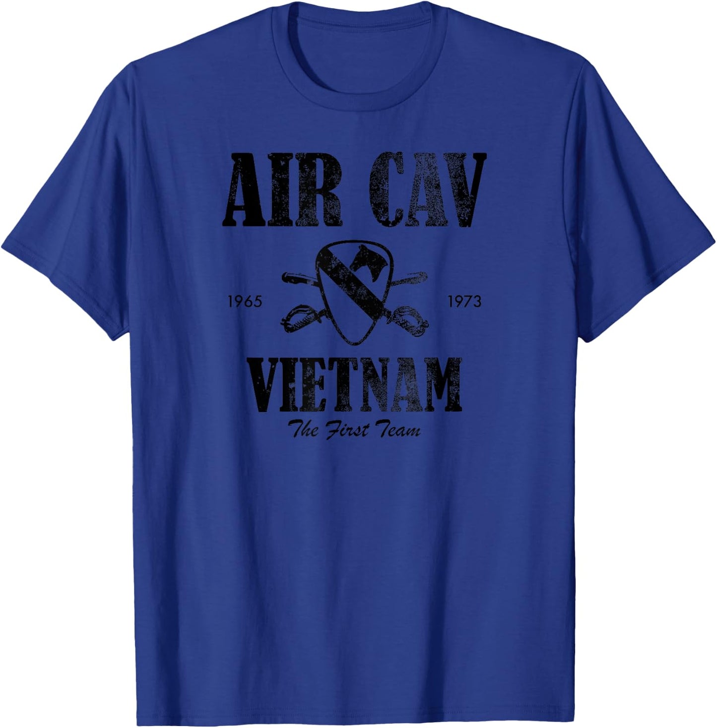 Air Cav Vietnam (subdued) (distressed) T-Shirt - T-Shirt | Royal