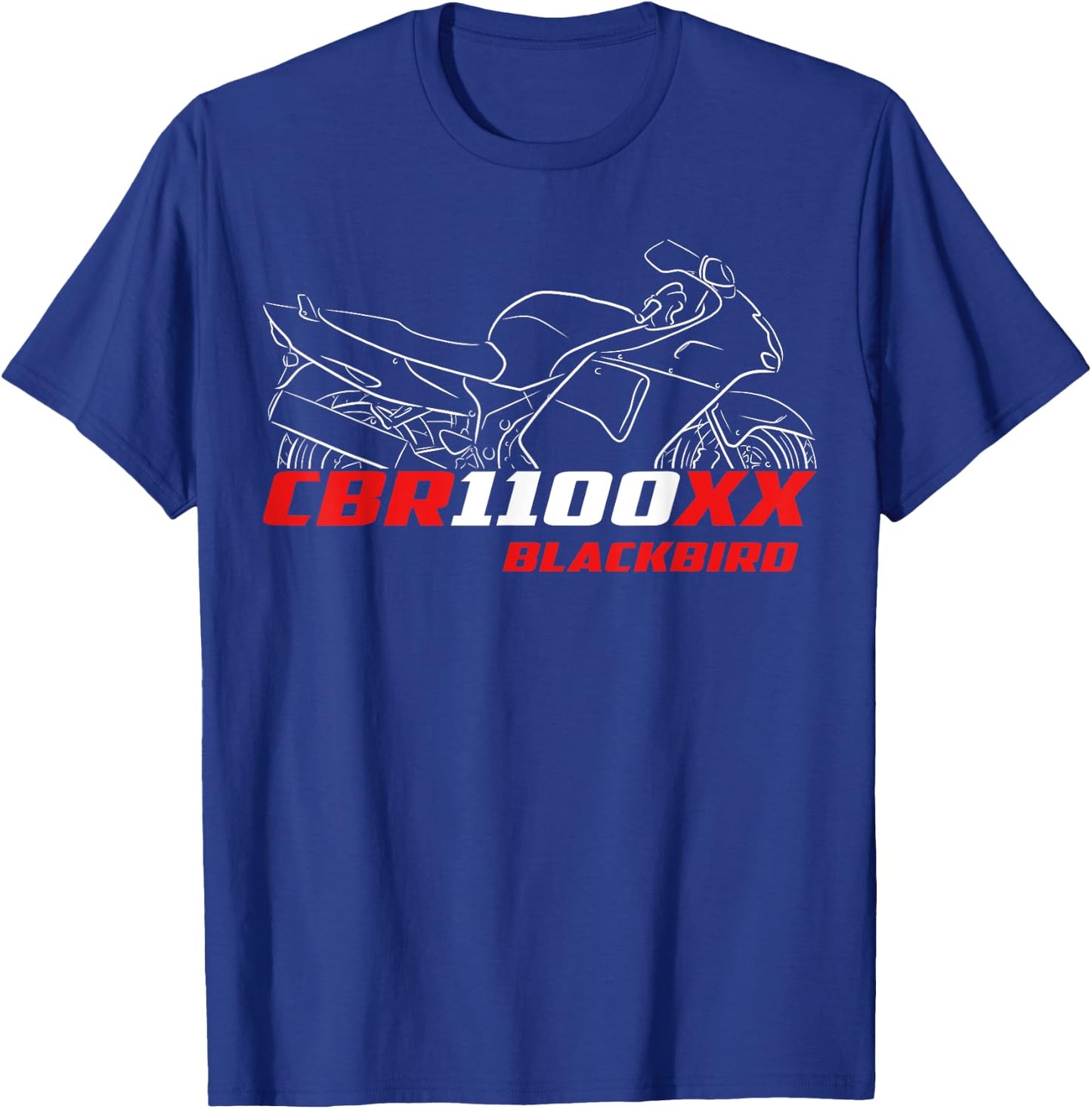 CBR1100XX Blackbird 1996–2007 for Riders, Motorcycle T-Shirt - T-Shirt | Royal