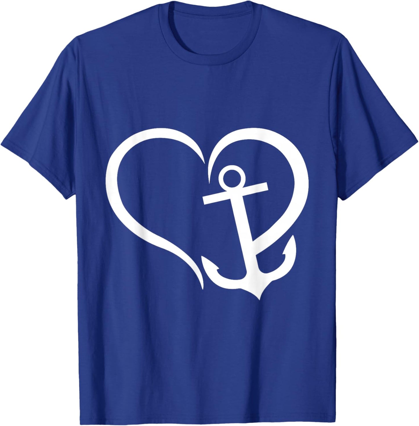 Preppy Nautical Anchor Gifts for Sailors Boaters & Yachting T-Shirt - T-Shirt | Royal