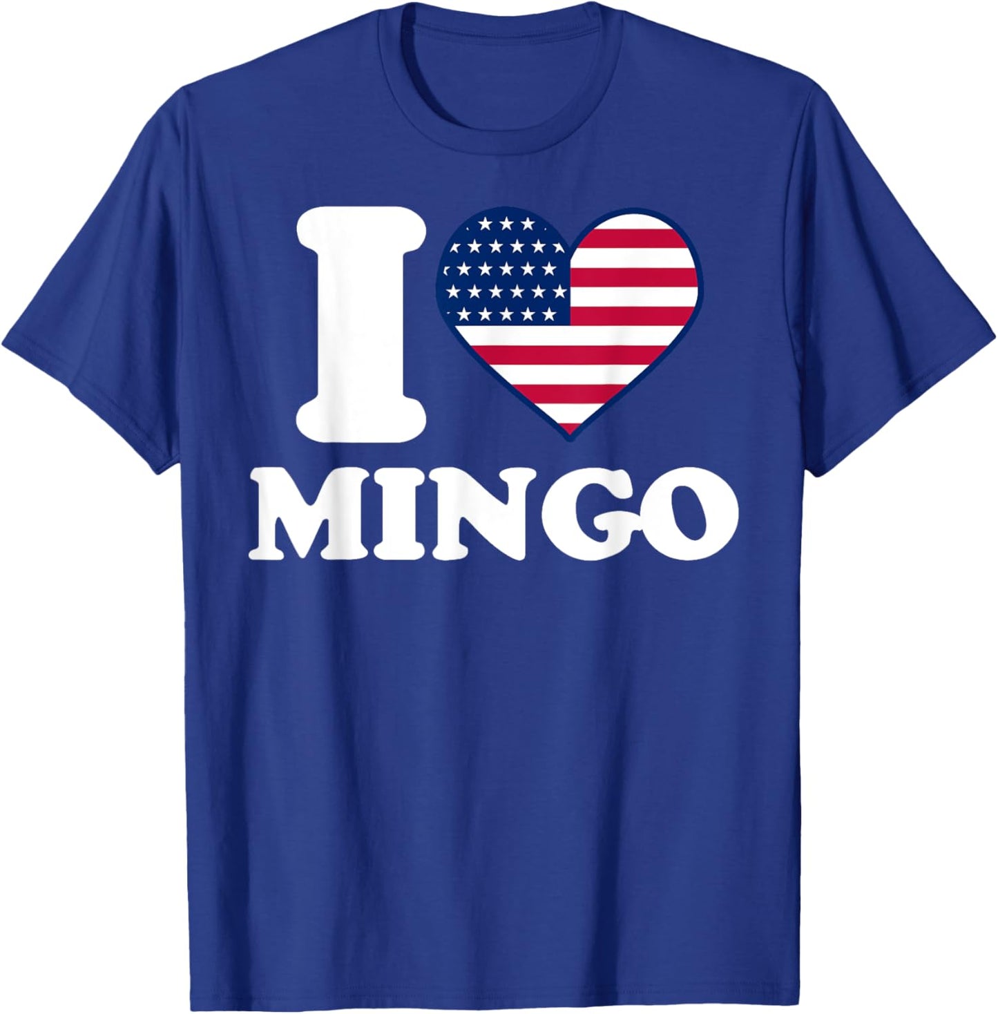 I love Mingo I heart Mingo T-Shirt - T-Shirt | Royal