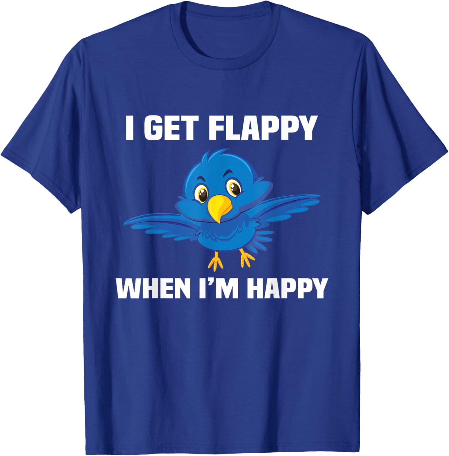 I Get Flappy When I’m Happy Autism Awareness Day Boys T-Shirt - T-Shirt | Royal