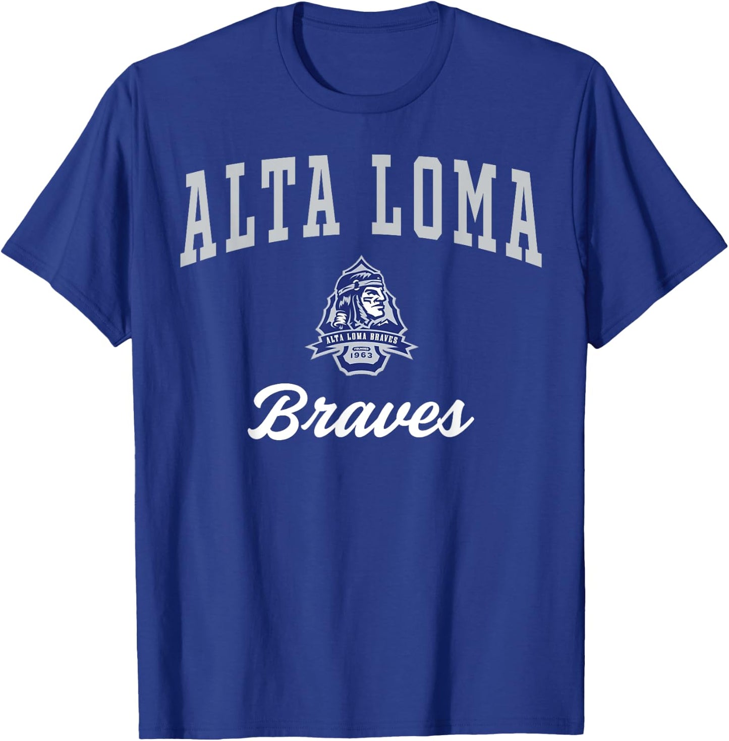 Alta Loma High School Braves C3 T-Shirt - T-Shirt | Royal