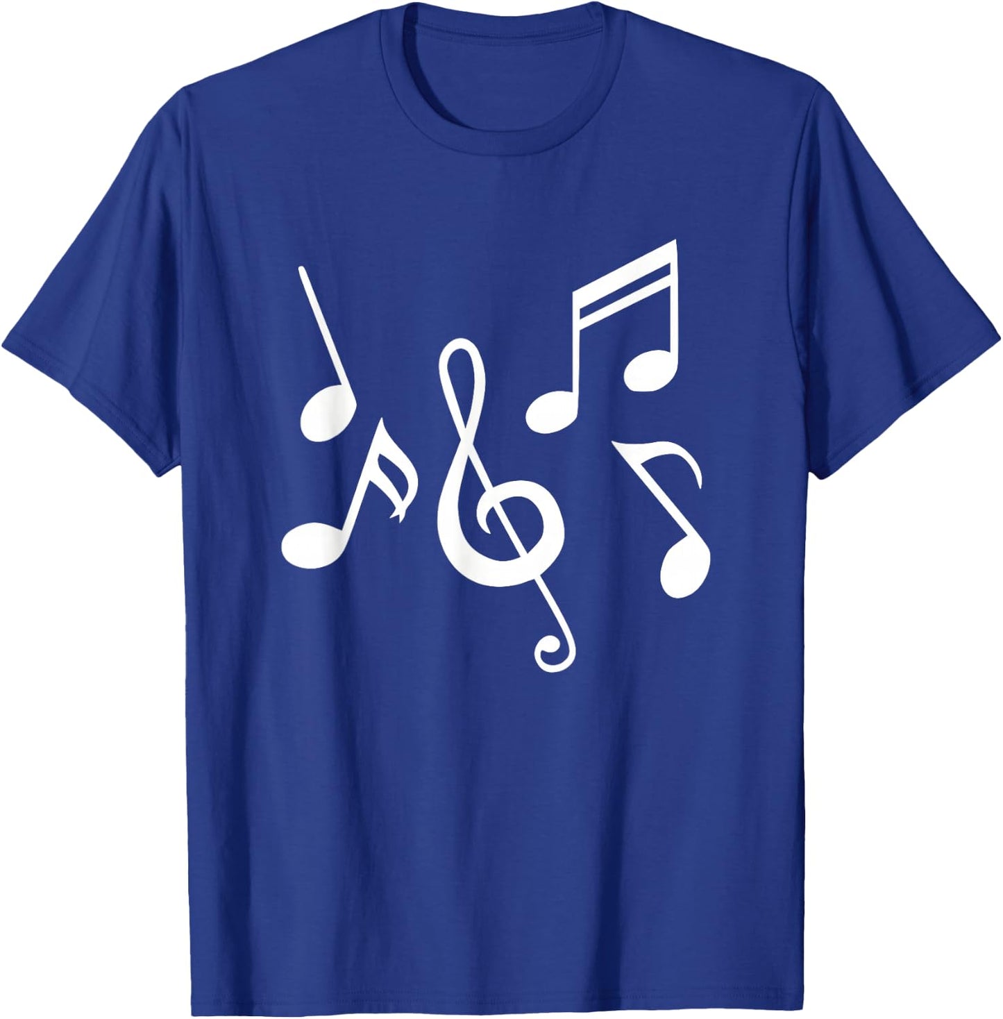 Music Notes T-Shirt - T-Shirt | Royal