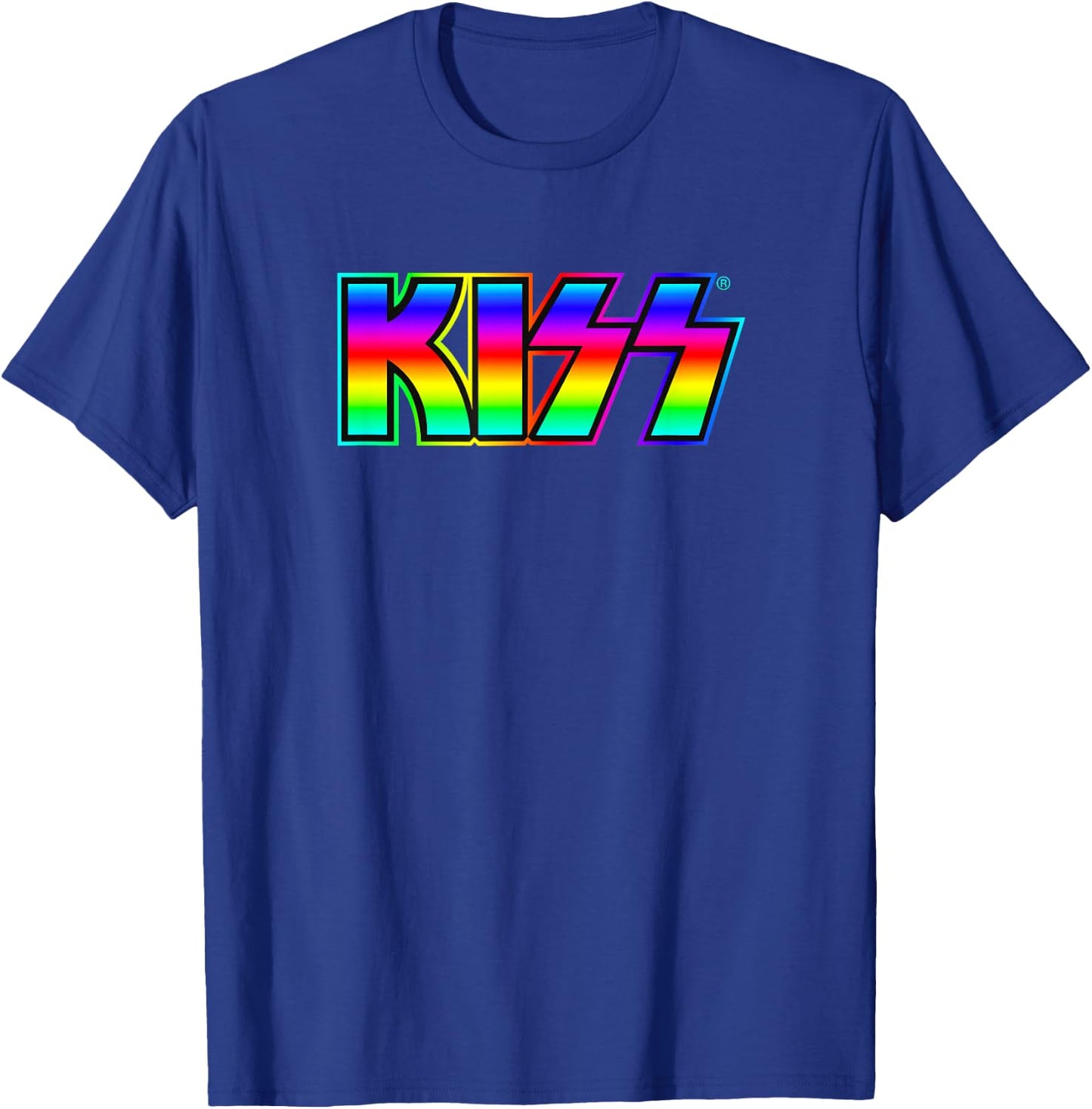 KISS - Crazy Night Logo T-Shirt - T-Shirt | Royal