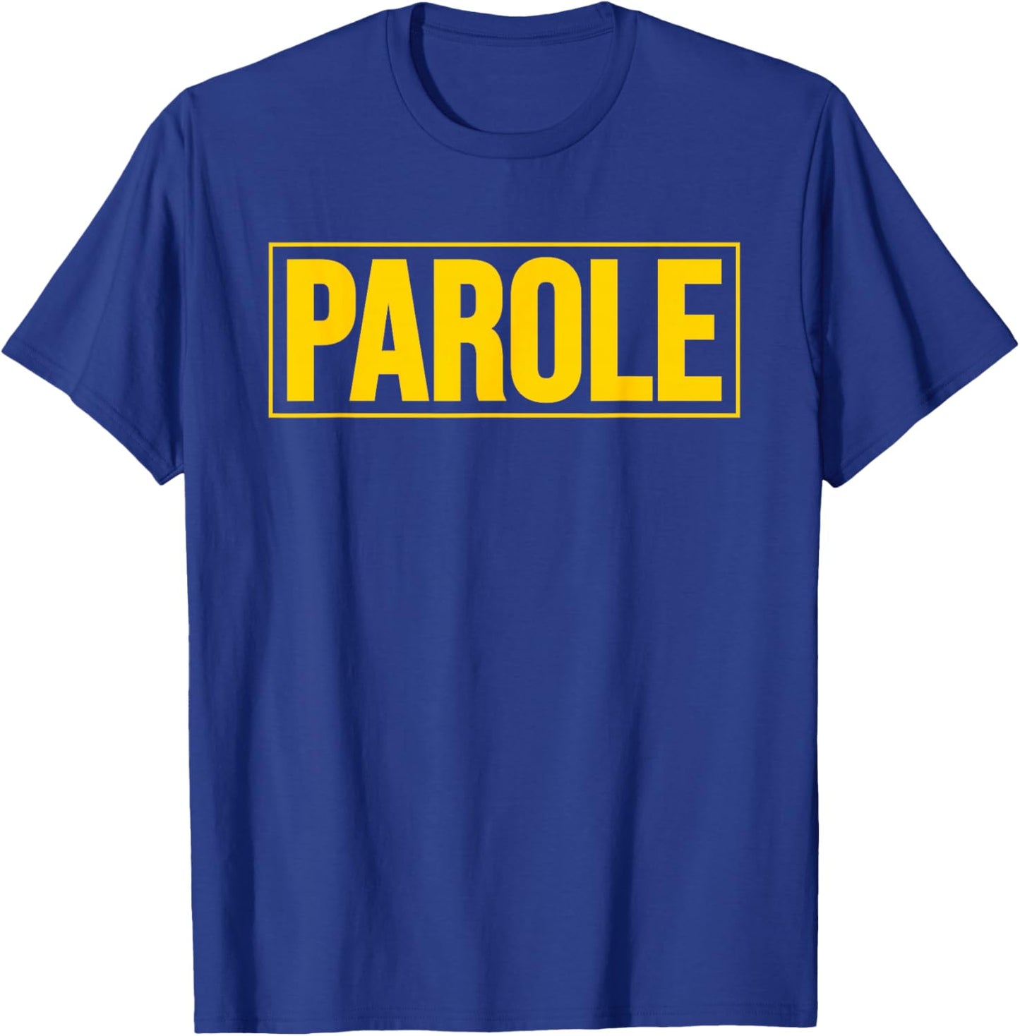Parole Officer Probation Uniform Costume T-Shirt - T-Shirt | Royal