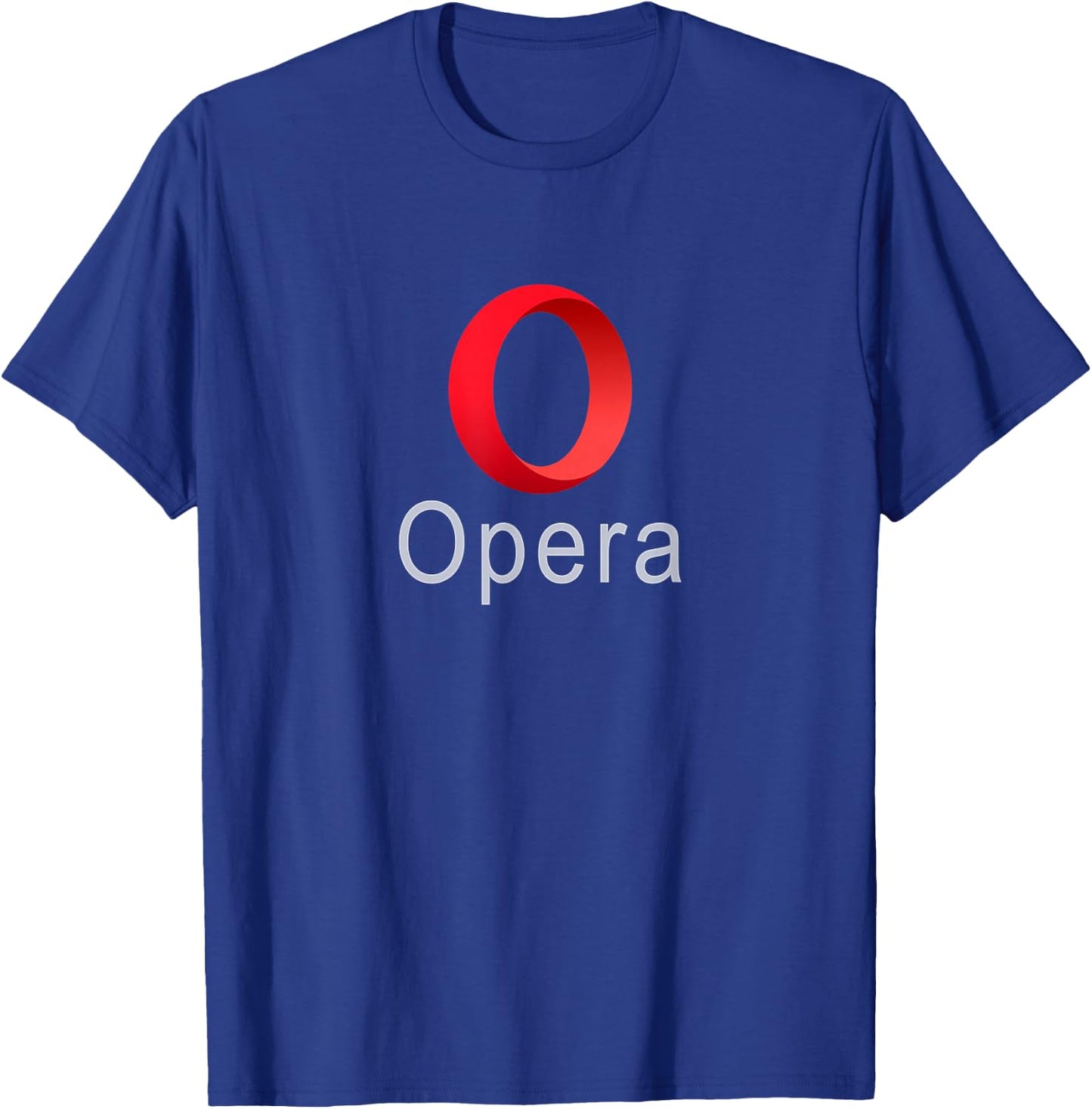 Opera Browser with Logo Fast Security web T-Shirt - T-Shirt | Royal