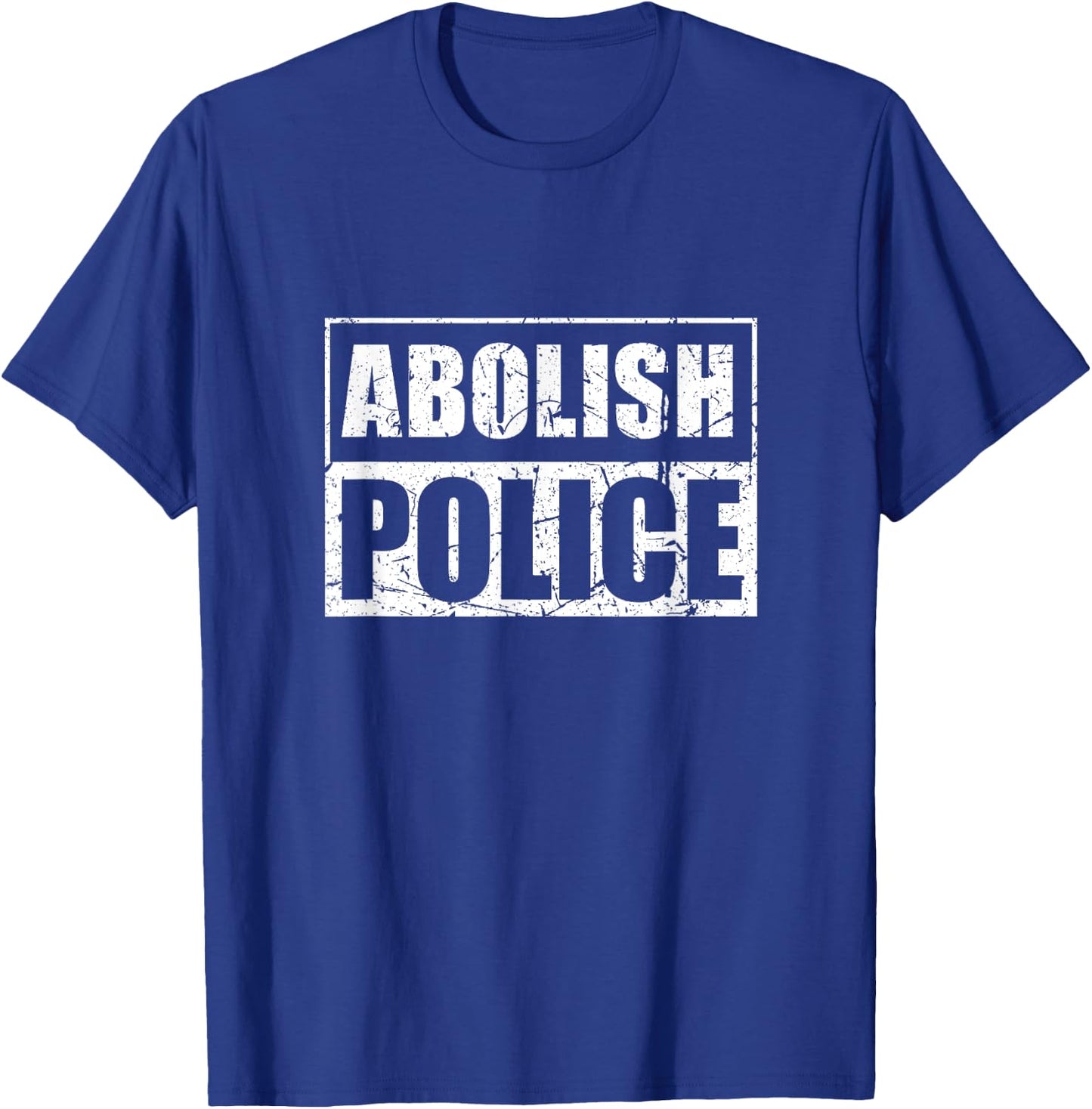 Abolish Police Graphic Print T-Shirt - T-Shirt | Royal