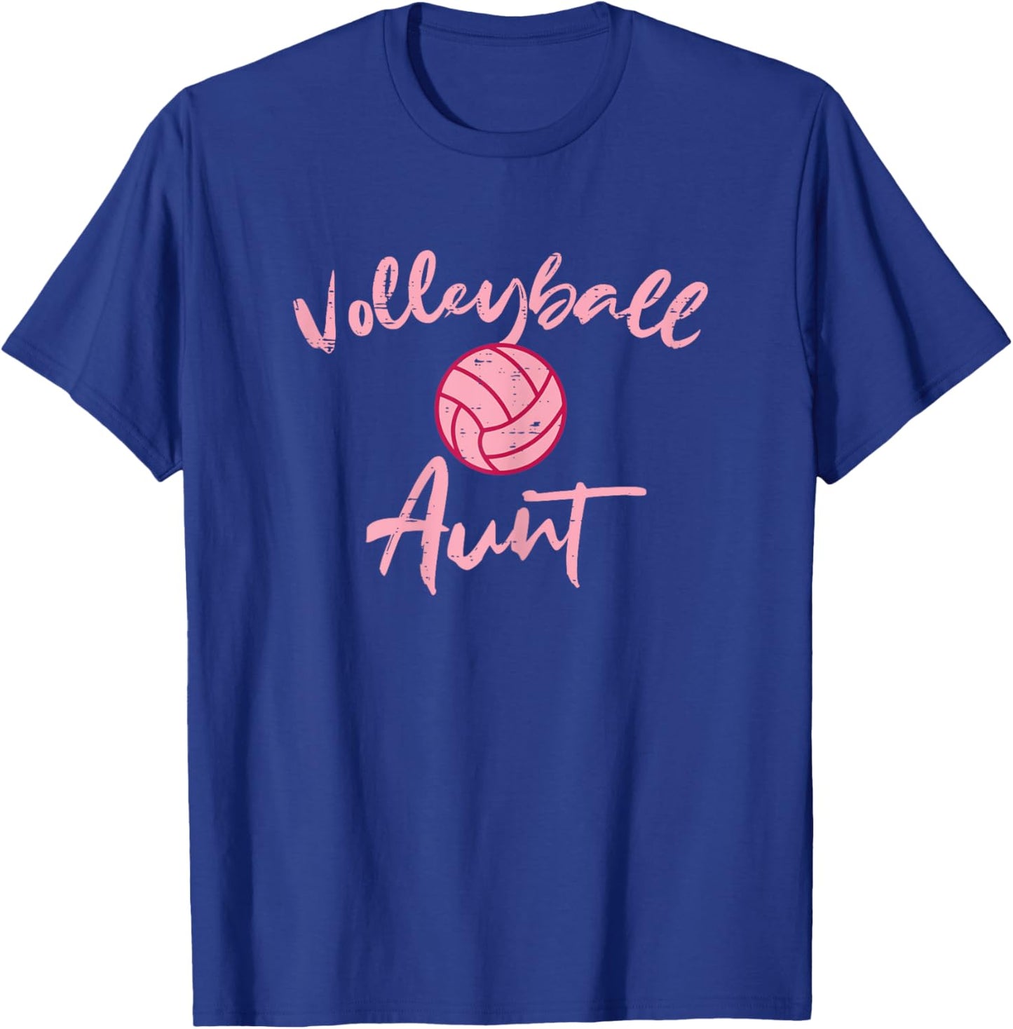Volleyball Aunt Cute Mothers Day Sports Aunty Auntie Women T-Shirt - T-Shirt | Royal