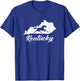 Kentucky Horse Park T Shirt I Map State Horse Racing T-Shirt - T-Shirt | Royal