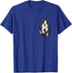Dog Lovers Gifts Boston Terrier In Pocket Funny Dog Face Women Kids T-Shirt - T-Shirt | Royal