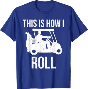 Golfer Funny Golf T-Shirt - T-Shirt | Royal