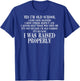 Yes I'm Old School I Have Good Manners In Back T-Shirt - T-Shirt | Royal