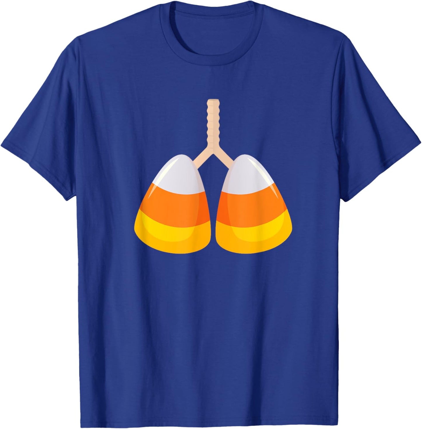 Halloween NICU Respiratory Therapist RT Lung Squad Candycorn T-Shirt - T-Shirt | Royal