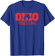 State of Ohio Wrestling Freestyle Wrestler Gear Sports Gift T-Shirt - T-Shirt | Royal