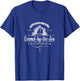 Carmel-by-the-Sea CA Sailboat Vintage Nautical T-Shirt - T-Shirt | Royal