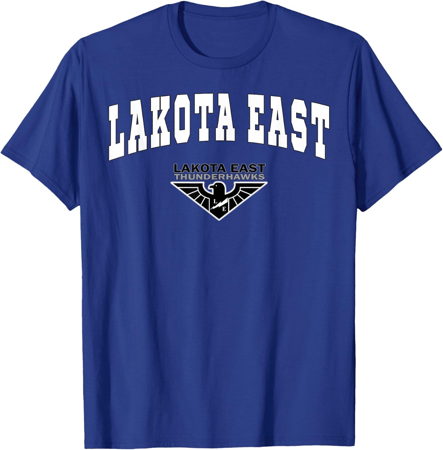 Lakota East High School Thunderhawks C2 T-Shirt - T-Shirt | Royal